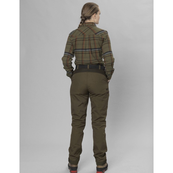 Skye Flannel виноградный лист - женская рубашка из 100% хлопка