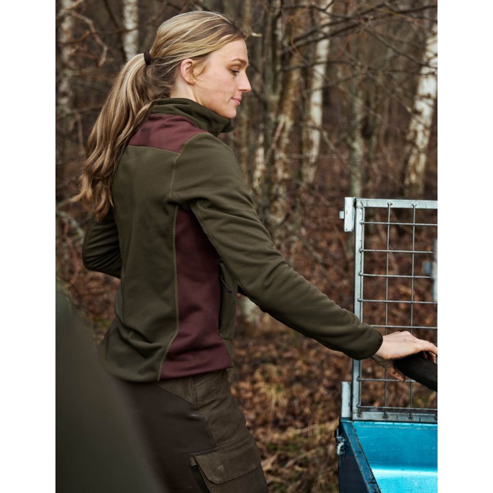 Harkila Oda willow green women's fleece