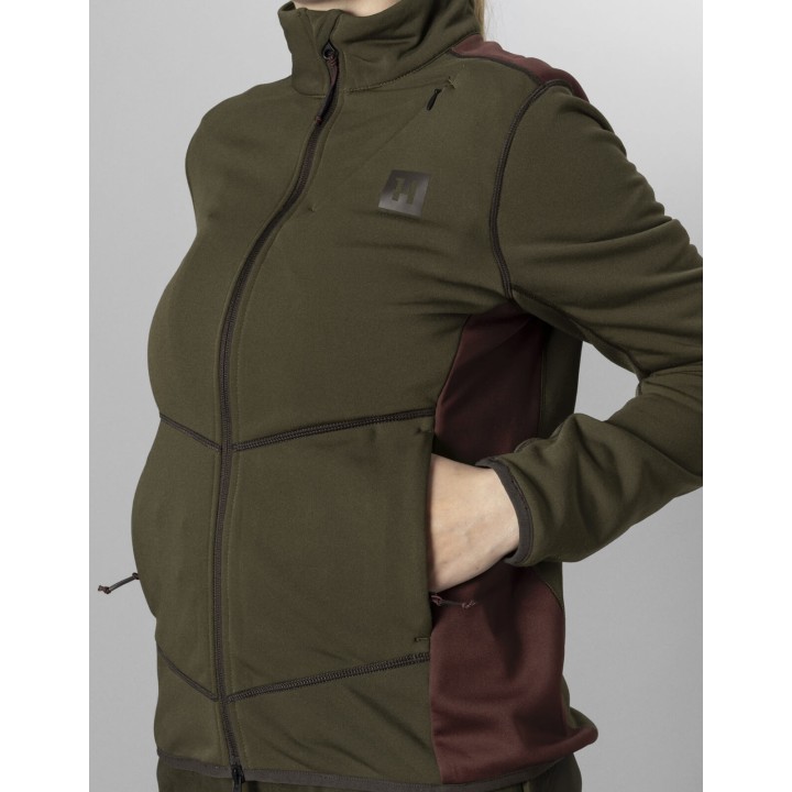 Женский флис Harkila Oda willow green