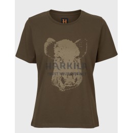 Härkila Wildboar S/S T-shirt W - женская футболка из 100% хлопка