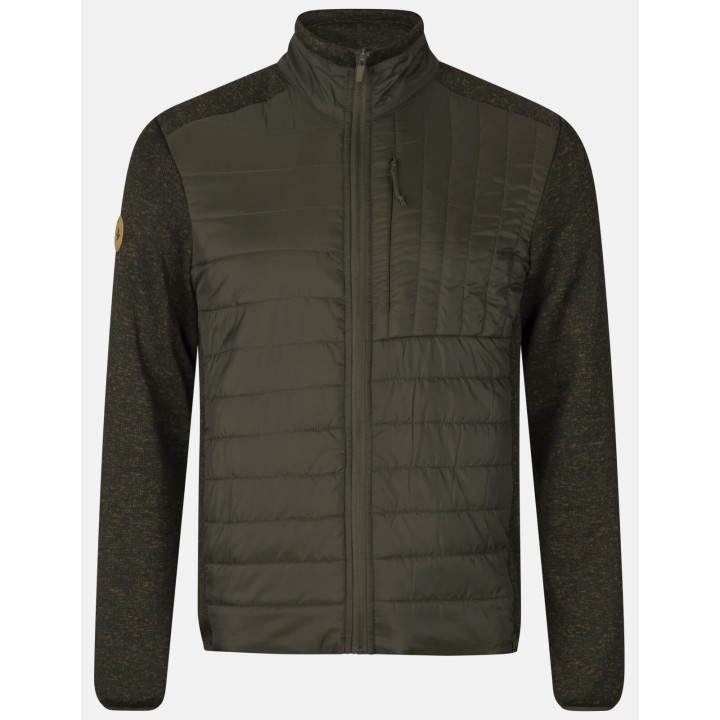 Theo Hybrid Pine green - bluza ocieplana