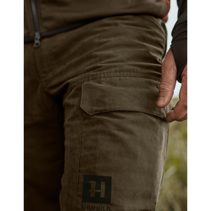 Saule scandinave vert braun - pantalon de chasse d'été Harkila