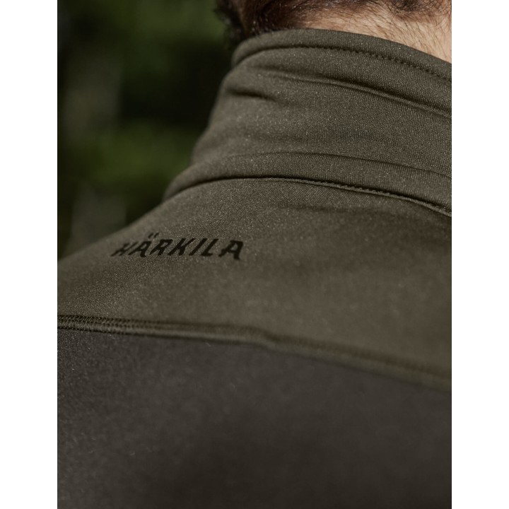 Harkila Olaf shadow brown forest night thin fleece
