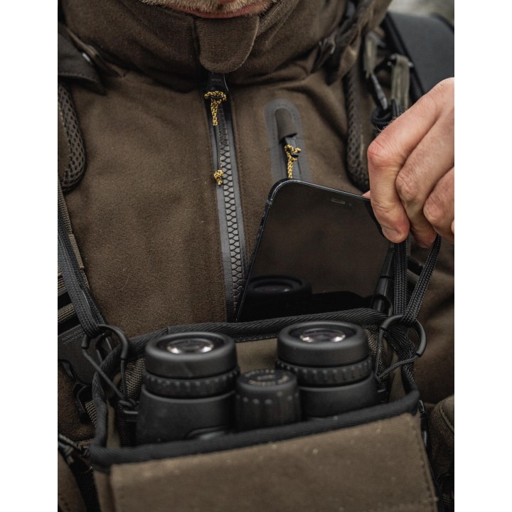 Harkila Bino Harness dunkle Weide grün Jagd Fernglas Gurtzeug