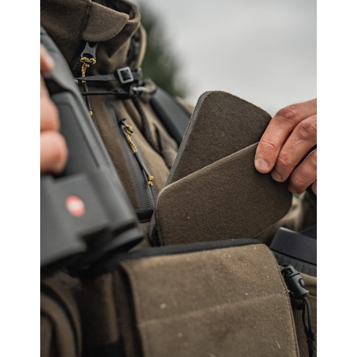 Harkila Bino Harness dunkle Weide grün Jagd Fernglas Gurtzeug