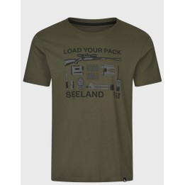 Seeland Packing letné tričko s listami hrozna 60% bavlna