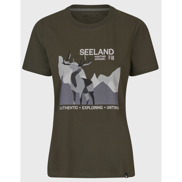 Seeland Sadie pine green Damen-Sommer-T-Shirt 60 % Baumwolle