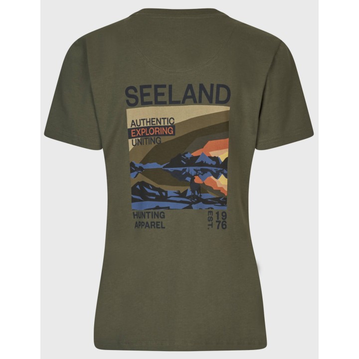 Seeland Leala grape leaf dámské letní tričko 60 % bavlna