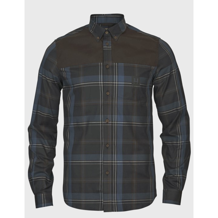 Harkila Anker shirt dark navy shirt with shoulder reinforcements