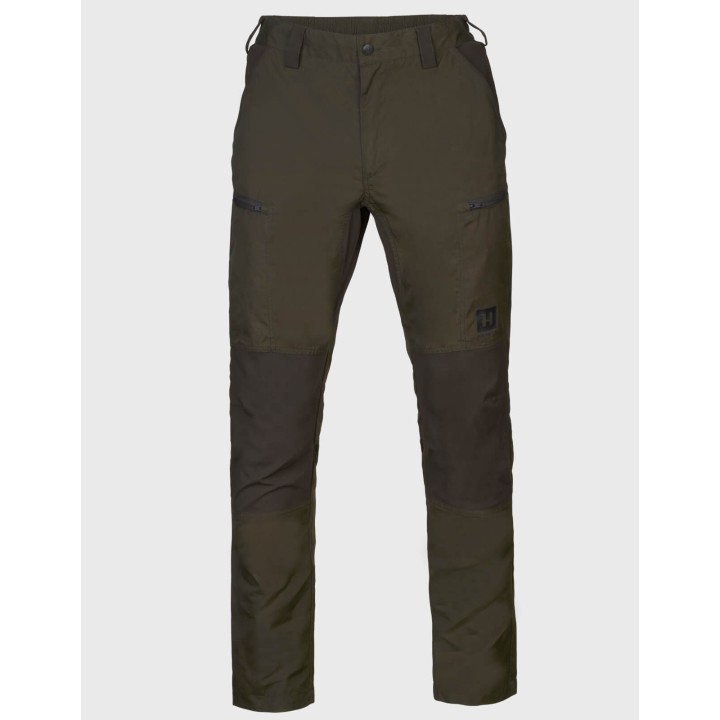 Harkila Fjell willow green shadow brown mocne letnie spodnie
