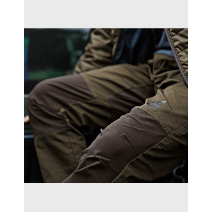 Harkila Fjell willow green shadow brown strong summer trousers