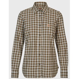 Koszula damska Fjell dark olive check