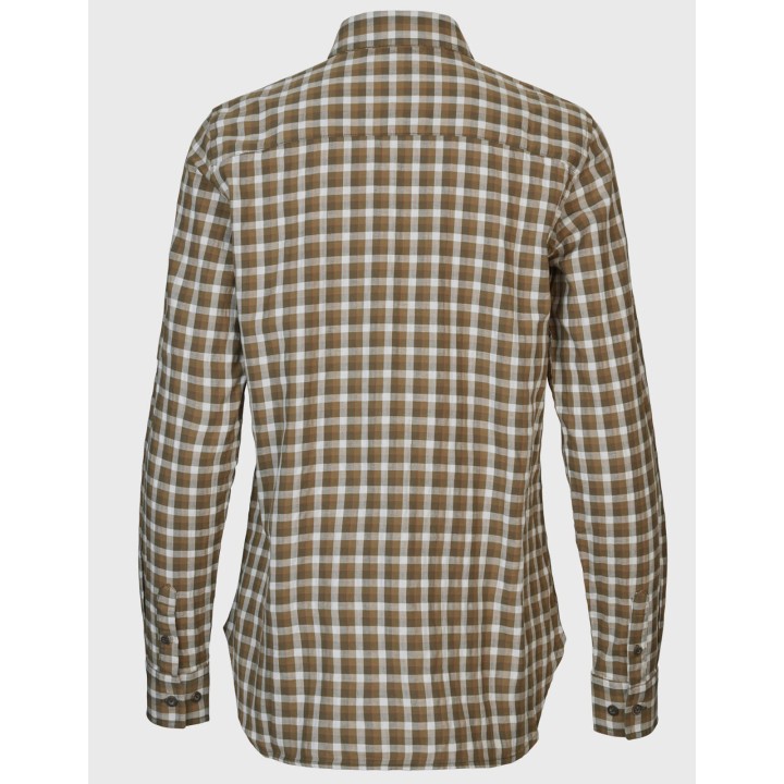 Koszula damska Fjell dark olive check