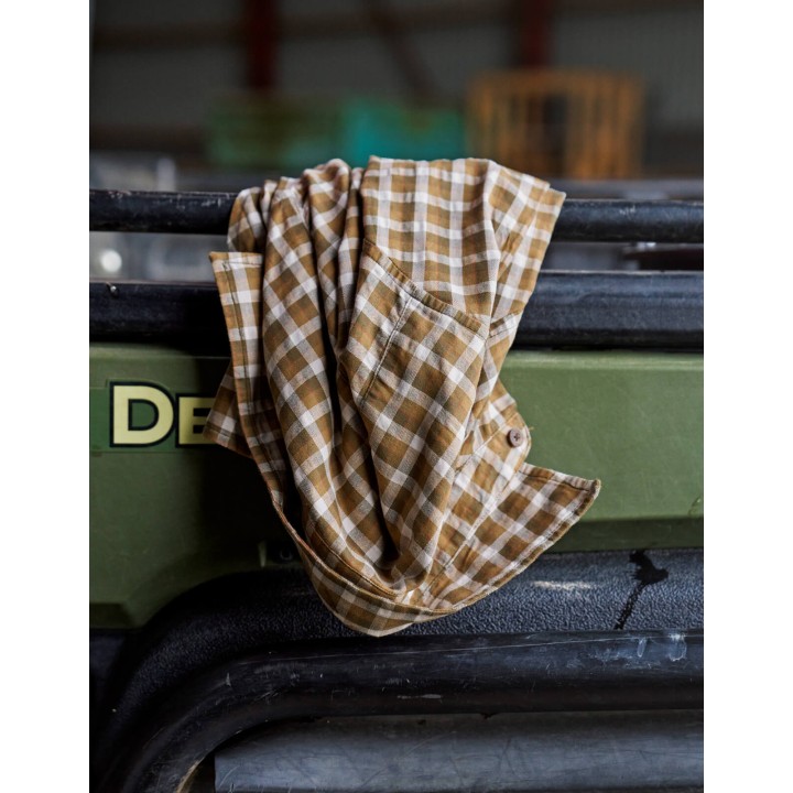 Koszula damska Fjell dark olive check