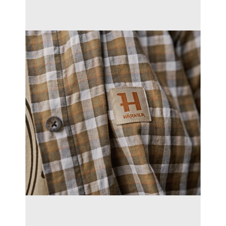 Koszula damska Fjell dark olive check