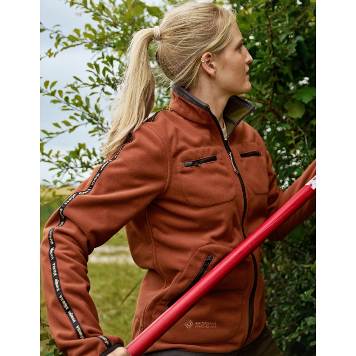 Harkila Kamko fleece Women tmavě olivová arabská koření polar oboustranná Windstopper®