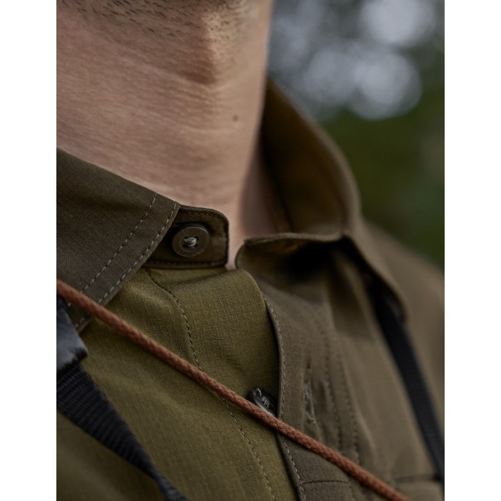 Harkila Logmar lightweight dark olive willow green lightweight technical shirt