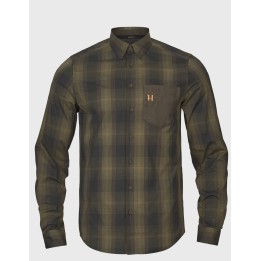 Harkila Akkan willow green shadow brown summer thin shirt