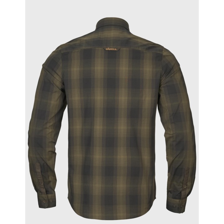 Harkila Akkan willow green shadow brown letné tenké tričko