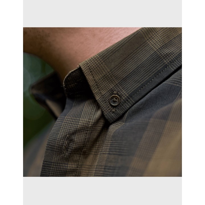 Harkila Akkan willow green shadow brown summer thin shirt