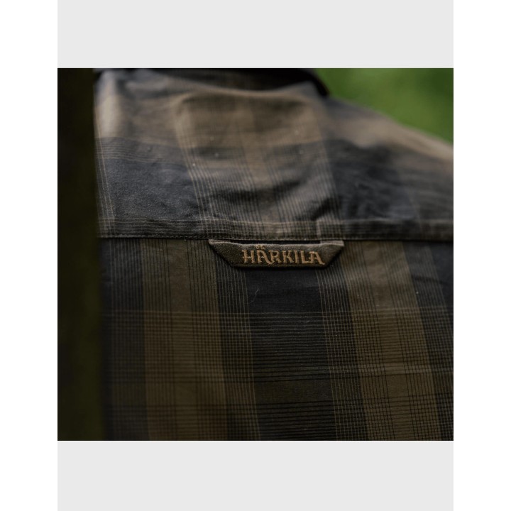 Harkila Akkan willow green shadow brown letné tenké tričko