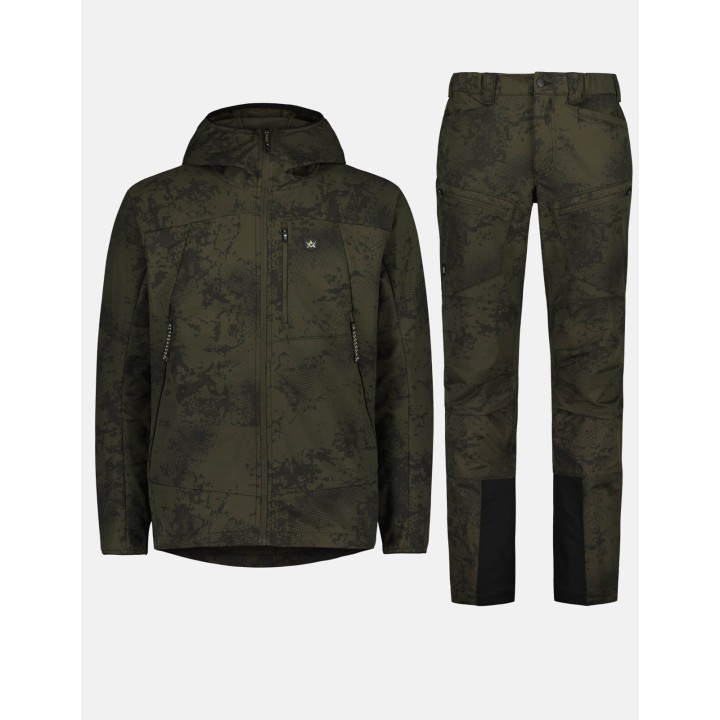 Chaser Ms Stretch Alaska Night Green Blur light and quiet hunting kit