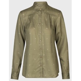 Abigail L/S dust green flying ducks koszula damska 100% lyocell