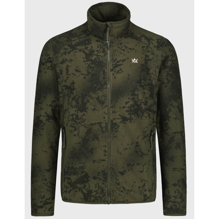 Kodiak Ms Night Green Blur – universelle Fleecejacke
