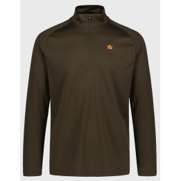 CoolDry Ms Half-Zip Brown - техническая футболка с длинным рукавом