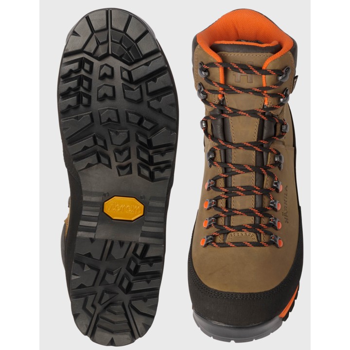Saxnas GTX mid brown orange - мужские ботинки из нубука