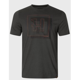 Harkila H Logo phantom Sommer t-shirt 100% Baumwolle