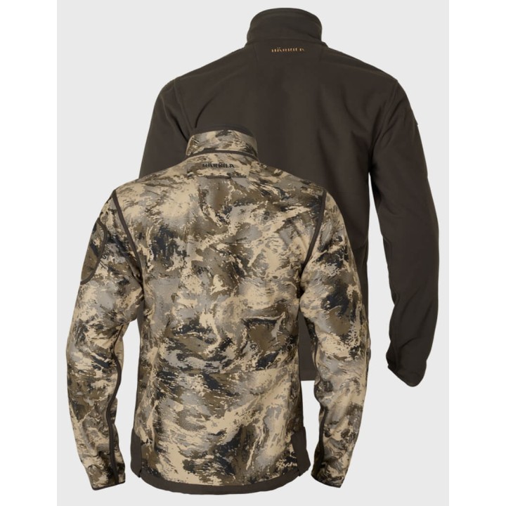 Harkila Kamko Mountain WSP double-sided fleece jacket GORE-TEX WINDSTOPPER® membrane.