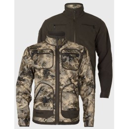 Harkila Kamko Mountain WSP double-sided fleece jacket GORE-TEX WINDSTOPPER® membrane.