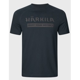 Harkila Logo dark navy - Sommer-T-Shirt 100% Baumwolle