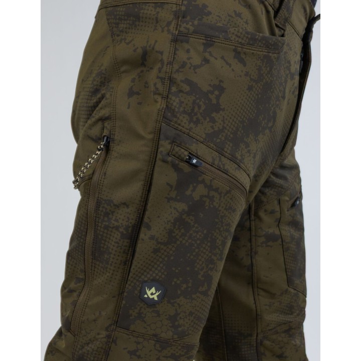 Chaser Ms Stretch Alaska Night Green Blur leichte und leise Jagdhose