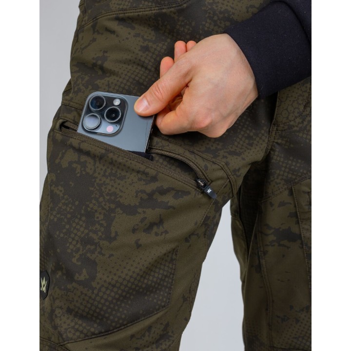 Chaser Ms Stretch Alaska Night Green Blur lightweight and quiet hunting pants