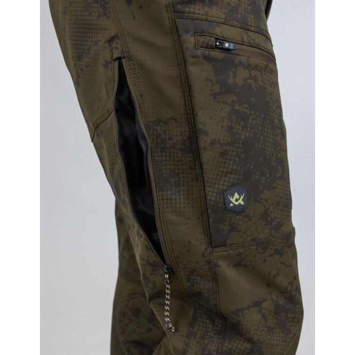 Chaser Ms Stretch Alaska Night Green Blur lightweight and quiet hunting pants