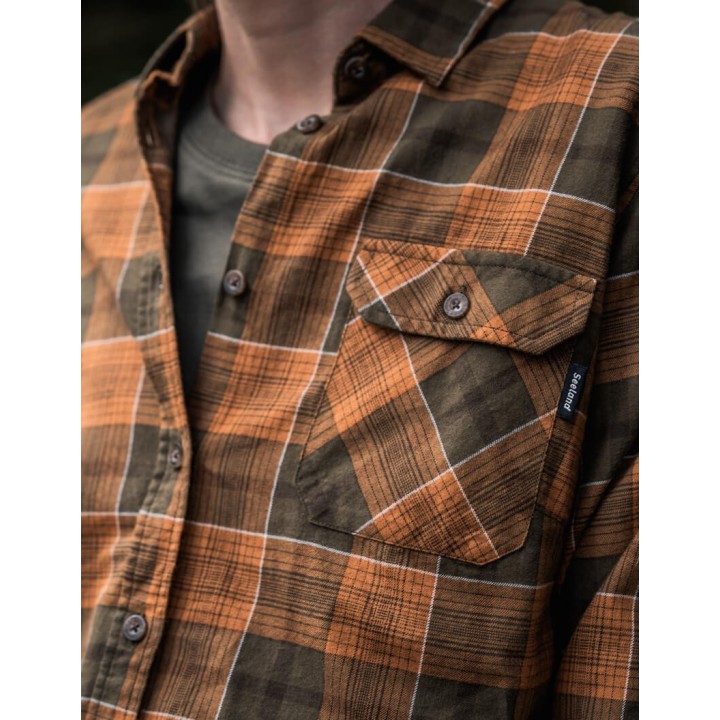 Koszula flanelowa Skye grizzly brown/terracotta check