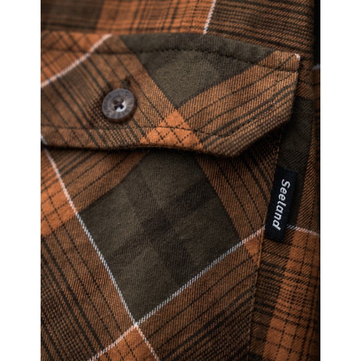 Koszula flanelowa Skye grizzly brown/terracotta check