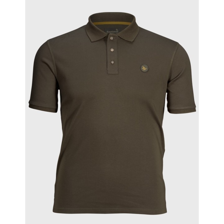 Seeland Skeet Polo klassisch grünes Hemd 50% Baumwolle