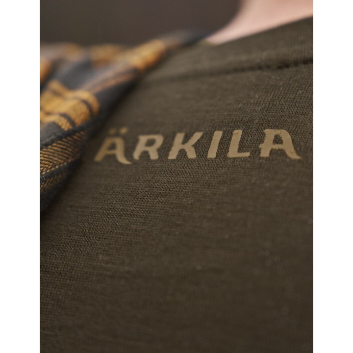 Härkila Game LS Hirsch Weide grün Stier Hemd 80% Wolle