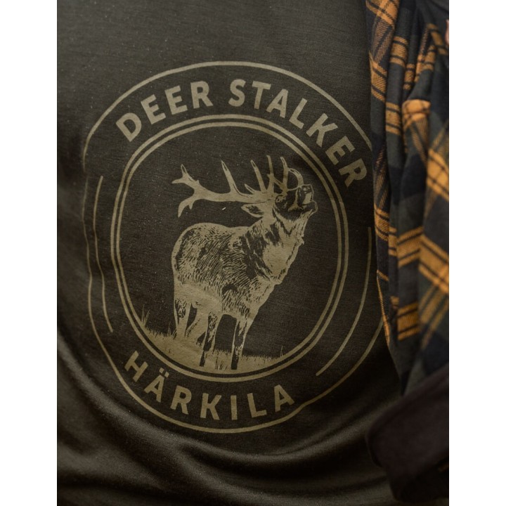 Härkila Game LS Košeľa Stag willow green bull 80% vlna