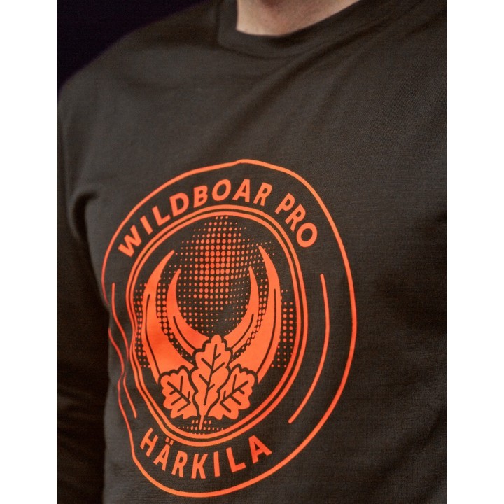 Härkila Game LS Wildboar shadow hnědá košile 80% vlna