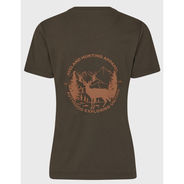 Seeland Hunting Heritage W pine green dámské letní tričko 60% bavlna