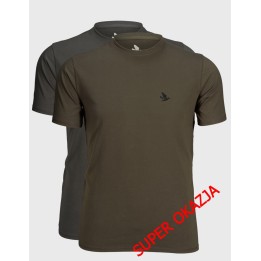 SUPERANGEBOT Seeland Outdoor 2er-Pack Sommer-T-Shirts 60% Baumwolle