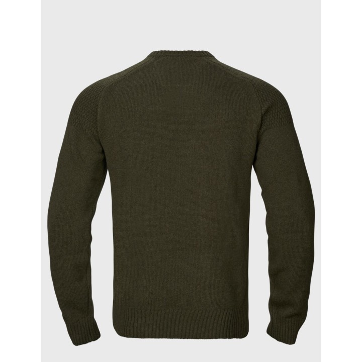 Harkila Vincent Merino V-Neck Pullover Rosin 100% wełna