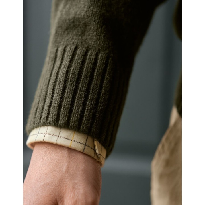 Harkila Vincent Merino V-Neck Pullover Rosin 100% wool