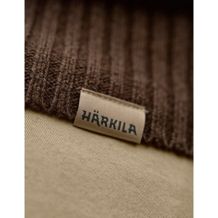 Harkila Vincent Merino Half Zip Pullover Demitasse brown sweter 100% wełna