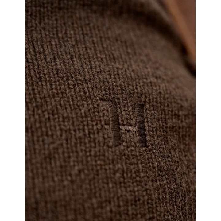 Harkila Vincent Merino Half Zip Pullover Rosin Pullover 100% Wolle