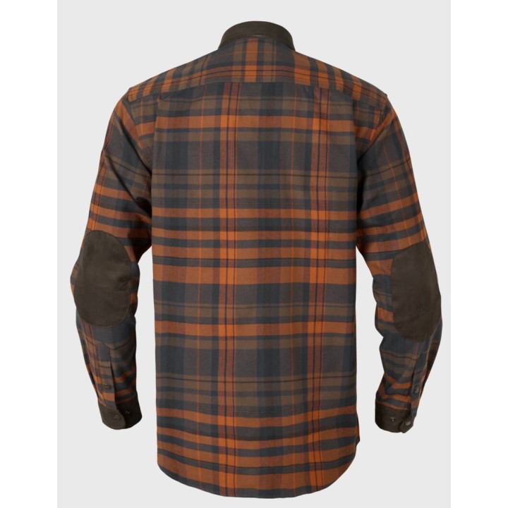 Harkila Pajala bombay brown - warm flannel shirt